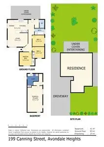 Floorplan of Homely house listing, 199 Canning Street, Avondale Heights VIC 3034