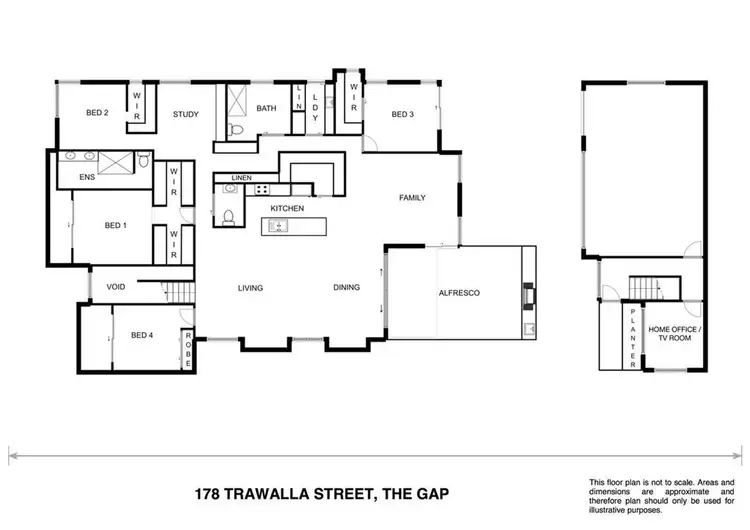 Floorplan of Homely house listing, 178 Trawalla Street, The Gap QLD 4061