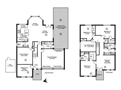 Floorplan of Homely house listing, 24 Evergreen Parade, Flagstaff Hill SA 5159
