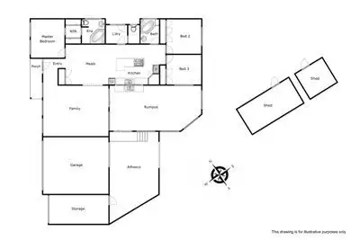 Floorplan of Homely house listing, 16 Lobelia Court, Cranbourne North VIC 3977
