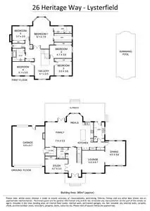 Floorplan of Homely house listing, 26 Heritage Way, Lysterfield VIC 3156
