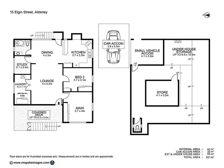 Floorplan of Homely house listing, 15 Elgin Street, Alderley QLD 4051