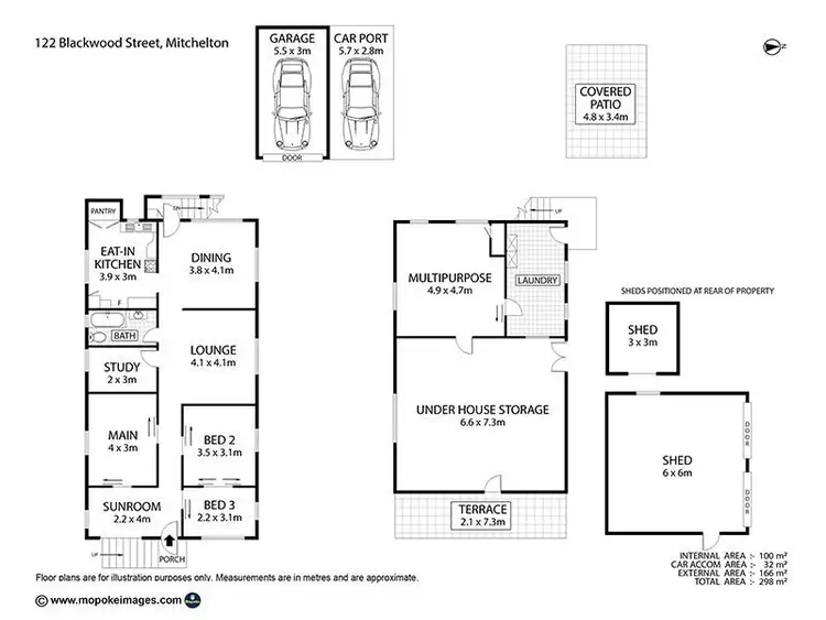 Floorplan of Homely house listing, 122 Blackwood Street, Mitchelton QLD 4053