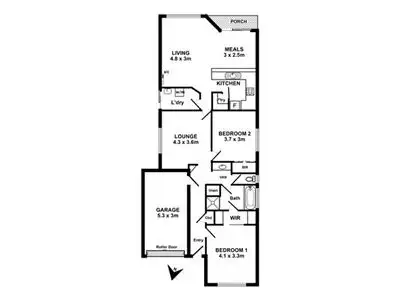 Floorplan of Homely house listing, 15B Dunrobin Road, Hove SA 5048