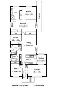 Floorplan of Homely house listing, 46 Turner Road, Langwarrin VIC 3910
