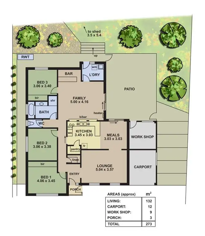 Floorplan of Homely house listing, 49 Tindall Crescent, Sheidow Park SA 5158