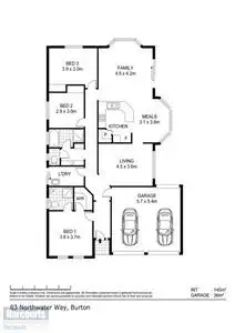Floorplan of Homely house listing, 83 Northwater Way, Burton SA 5110
