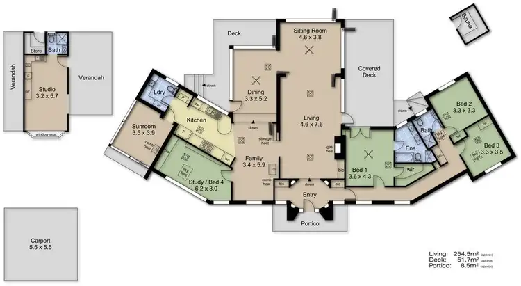 Floorplan of Homely house listing, 15 Glenside Road, Crafers SA 5152