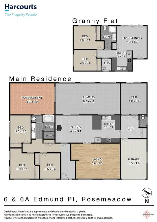 Floorplan of Homely house listing, 6 Edmund Place, Rosemeadow NSW 2560