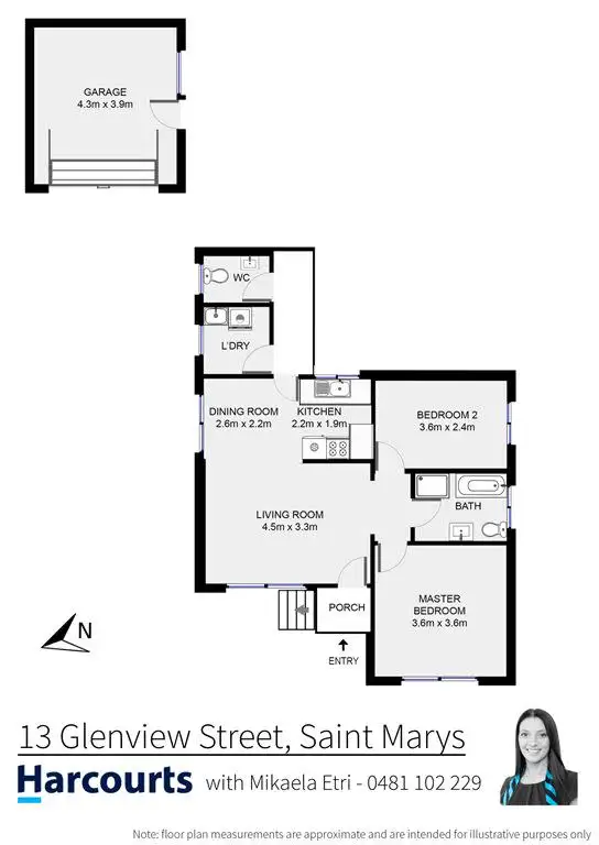 Floorplan of Homely house listing, 13 Glenview Street, St Marys NSW 2760