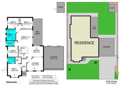 Floorplan of Homely house listing, 4 Morford Crescent, Sheidow Park SA 5158