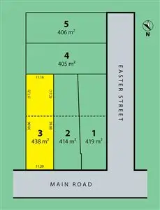 Floorplan of Homely land listing, 2 & 3/95 Main Road, Nairne SA 5252
