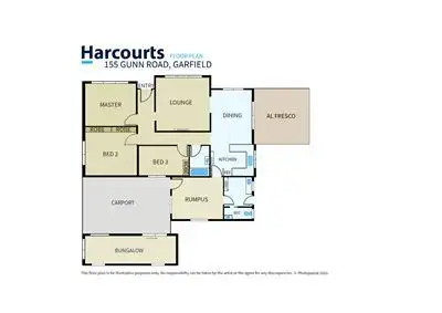 Floorplan of Homely house listing, 155 Gunn Road, Garfield VIC 3814