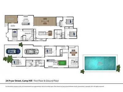 Floorplan of Homely house listing, 24 Fryar Street, Camp Hill QLD 4152