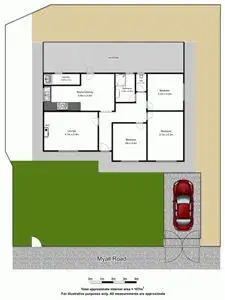 Floorplan of Homely house listing, 9A Myall Road, Para Hills SA 5096