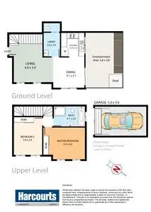 Floorplan of Homely townhouse listing, 1/124 Railway Street, Parramatta NSW 2150