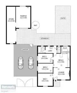 Floorplan of Homely house listing, 34 Bagster Road, Salisbury North SA 5108