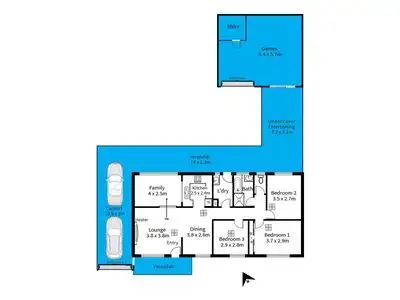Floorplan of Homely house listing, 101 Taylors Avenue, Morphett Vale SA 5162
