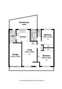 Floorplan of Homely house listing, 1/207 Fenchurch Street, Goolwa SA 5214
