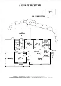 Floorplan of Homely house listing, 8 Kerrin Avenue, Morphett Vale SA 5162
