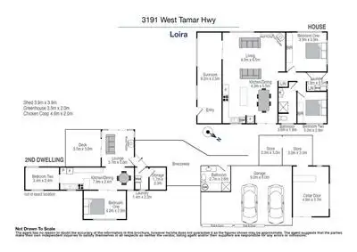 Floorplan of Homely house listing, 3191 West Tamar Highway, Sidmouth TAS 7270