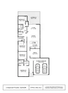 Floorplan of Homely house listing, 13 Blue gum Place, Tahmoor NSW 2573