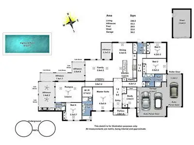 Floorplan of Homely house listing, 12 Furnell Street, Nuriootpa SA 5355