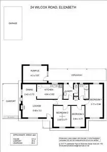 Floorplan of Homely house listing, 24 Wilcox Road, Elizabeth SA 5112