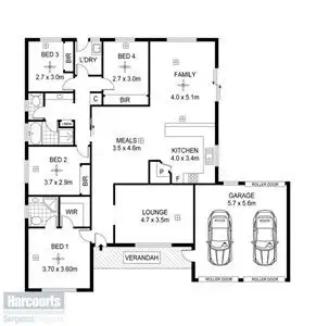 Floorplan of Homely house listing, 76 Liberator Drive, Paralowie SA 5108