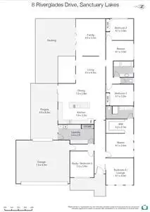 Floorplan of Homely house listing, 8 Riverglades Drive, Sanctuary Lakes VIC 3030