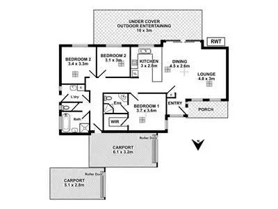 Floorplan of Homely house listing, 3b Lynton Avenue, North Brighton SA