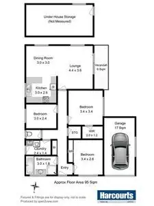 Floorplan of Homely unit listing, 2/3 Llenroc Street, Geilston Bay TAS 7015