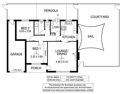 Floorplan of Homely unit listing, 3/21 Pitman Ave, Woodville West SA 5011