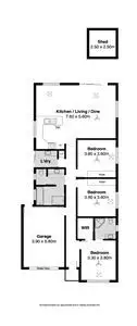 Floorplan of Homely house listing, 1A Brooking Street, Goolwa SA 5214