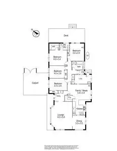Floorplan of Homely house listing, 6 Roycroft Avenue, Wantirna South VIC 3152