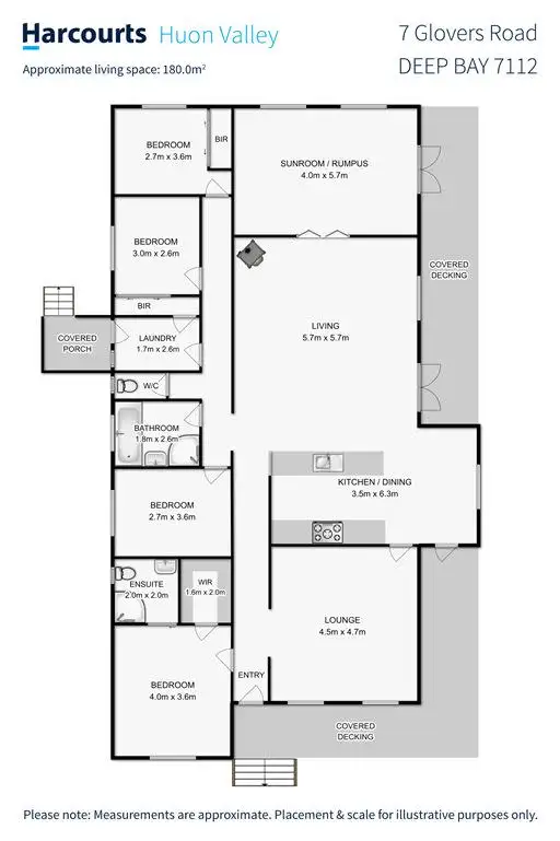 Floorplan of Homely house listing, 7 Glovers Road, Deep Bay TAS 7112
