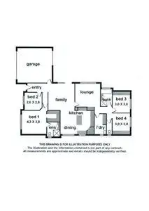 Floorplan of Homely house listing, 11 Harrison Court, Tyabb VIC 3913