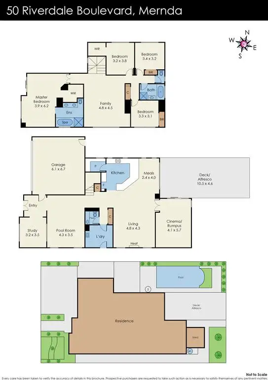 Floorplan of Homely house listing, 50 Riverdale Boulevard, Mernda VIC 3754
