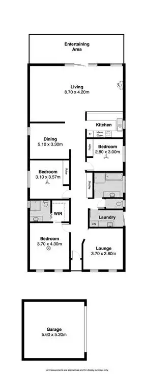 Floorplan of Homely house listing, 2 Palm Court, Mccracken SA 5211