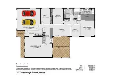 Floorplan of Homely house listing, 27 Thornburgh Street, Oxley QLD 4075