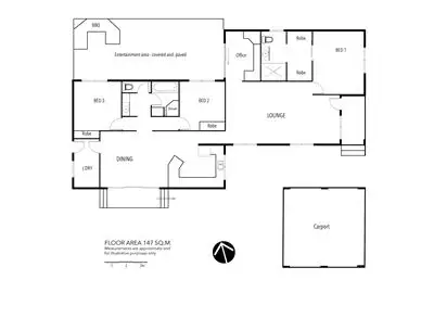 Floorplan of Homely house listing, 9 Forrester Court, Sanctuary Point NSW 2540
