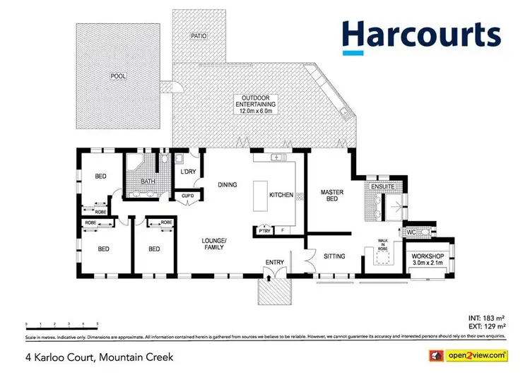 Floorplan of Homely house listing, 4 Karloo Court, Mountain Creek QLD 4557