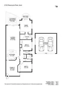 Floorplan of Homely unit listing, 2/102 Racecourse Road, Ascot QLD 4007