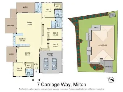 Floorplan of Homely house listing, 7 Carriage Way, Milton NSW 2538