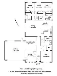 Floorplan of Homely house listing, 21 Marbelia Drive, Berwick VIC 3806