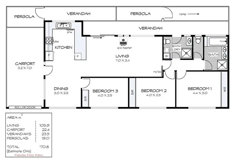 Floorplan of Homely house listing, 32 White Crescent, Encounter Bay SA 5211