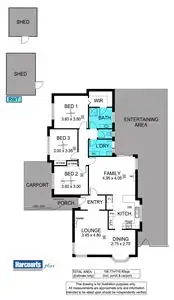 Floorplan of Homely house listing, 3 Mikasa Court, Trott Park SA
