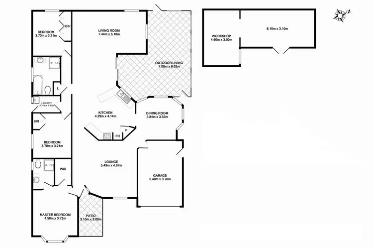 Floorplan of Homely house listing, 9 Maria Ave, Burrill Lake NSW 2539