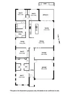 Floorplan of Homely house listing, 10 Chase Boulevard, Berwick VIC 3806