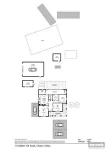 Floorplan of Homely house listing, 74 Netherhill Rd, Kenton Valley SA 5233